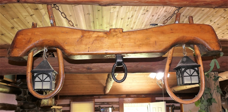 Ox Yoke with 2 Lights - Needs Re-Wiring