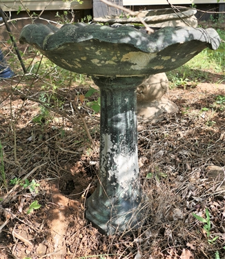 Concrete Bird Bath 24 Tall