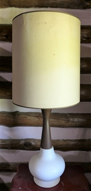 Metal and Ceramic Table Lamp - Measures 29 To Top of Bulb