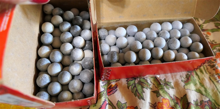 Lot of Ammo including 12 Gauge Shot Gun Shells, 357 Mag Bullets, Turkey Load, and Hornady Lead Balls