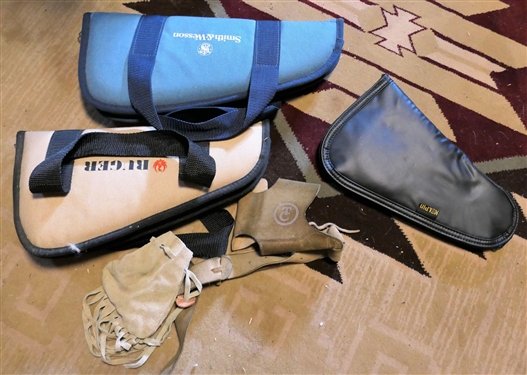 3 Pistol Cases including Ruger and Smith & Wesson 