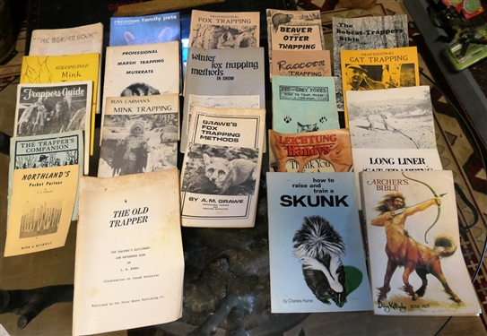 Vintage Trapping Manuals For Beaver. Mink, Fox, Raccoon, Otter, Bobcat, Etc. Also The Old Trapper by L.M. Byers