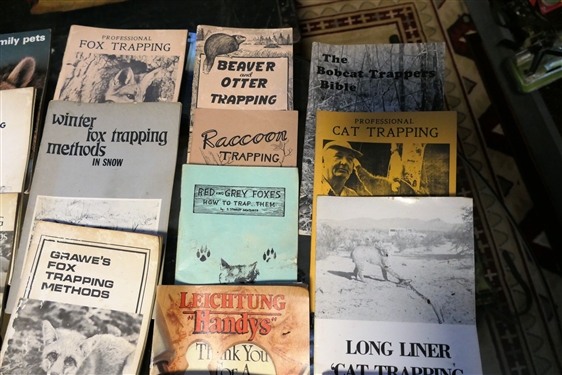 Vintage Trapping Manuals For Beaver. Mink, Fox, Raccoon, Otter, Bobcat, Etc. Also The Old Trapper by L.M. Byers