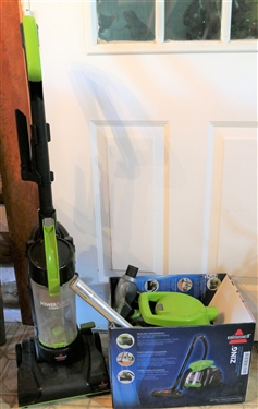 Bissell Vacuum Cleaner and Small Bissel Zing Canister Vacuum 