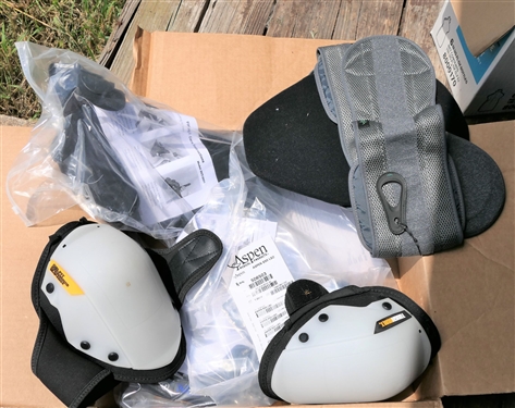 Tough Built Cushioned Knee Pads, Back Brace, and Knee Braces