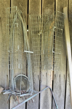 3 Animal Traps and Lot of Fur Stretchers