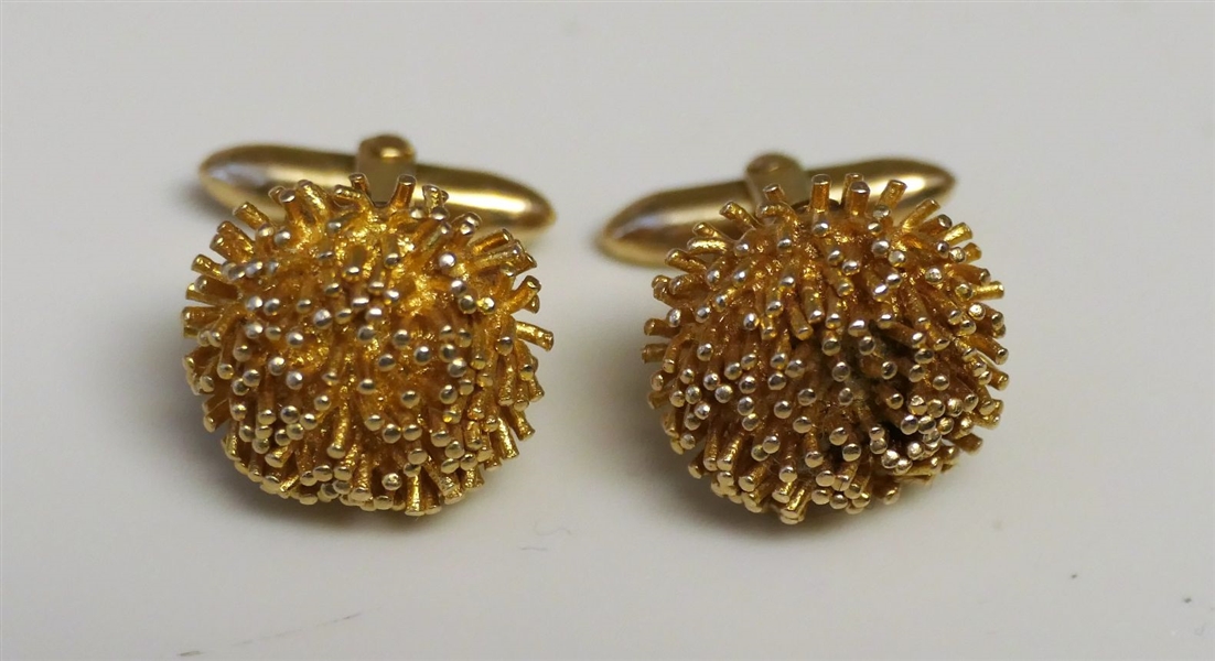 14kt Yellow Gold Cufflinks 