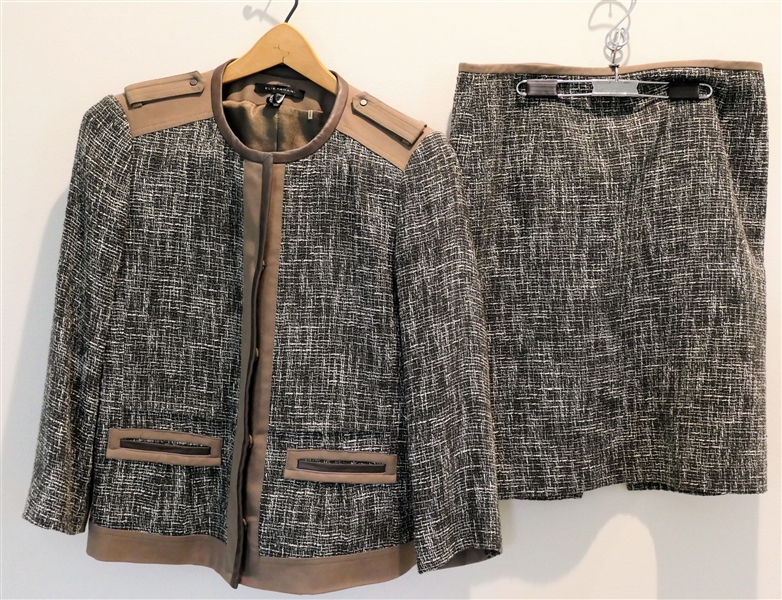 Ellie Tahari Size 6 Jacket and Skirt Set
