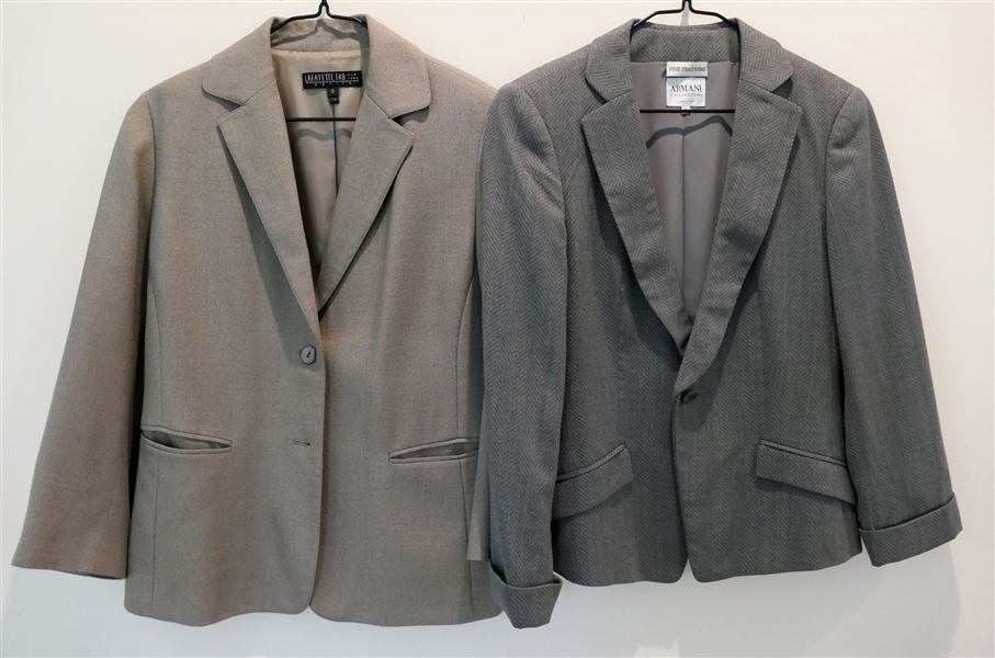 Armani Gray Blazer Size 6 and Lafayette 148 Blazer Size 8