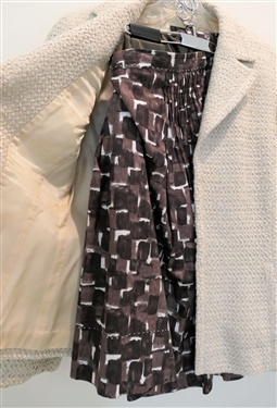 AKRIS Tweed Jacket Size 6,  Ellie Tahari Brown Skirt, and Jamie Sadock Jacket Size P