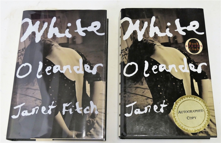 2  Author Signed First Editions of "White Oleander" by Janet Fitch