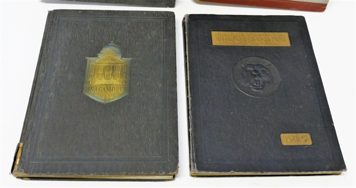 1931 Razorback - Fayetteville, Ark. Annual, 1937 The Redskin Oklahoma Annual, 1929 The Girardot Annual, and 1929 Sagamore Annual Both From Missouri