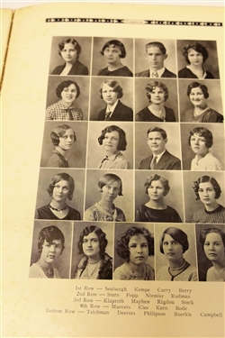 1931 Razorback - Fayetteville, Ark. Annual, 1937 The Redskin Oklahoma Annual, 1929 The Girardot Annual, and 1929 Sagamore Annual Both From Missouri