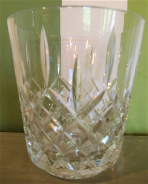 Signed Waterford Crystal Bucket Measures 7 1/2 tall 7 Across