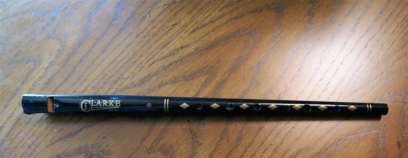 Clarke Tin Whistle - Measures 11 1/2" Long