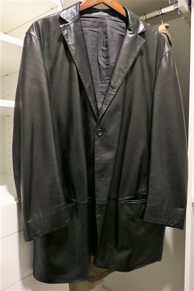 Jil Sander Leather Blazer Size 50 - Very Soft Leather