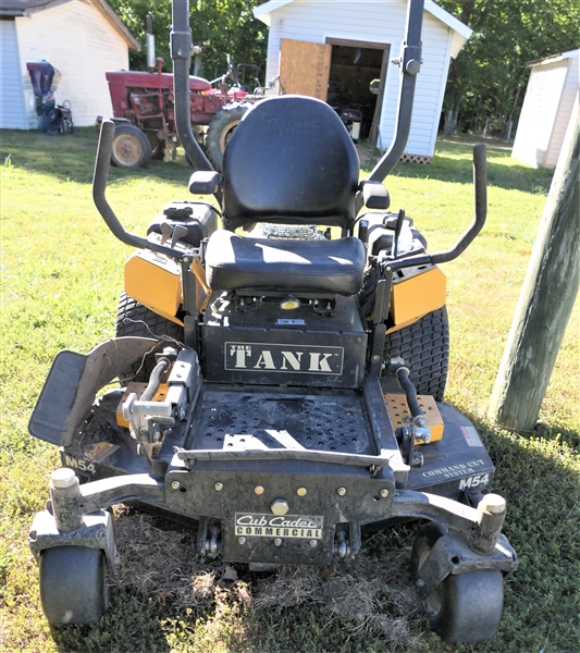 Cub Cadet "The Tank" M54- Commercial Cut System Zero Turn Mower - Runs Well - Manufactured 02/07