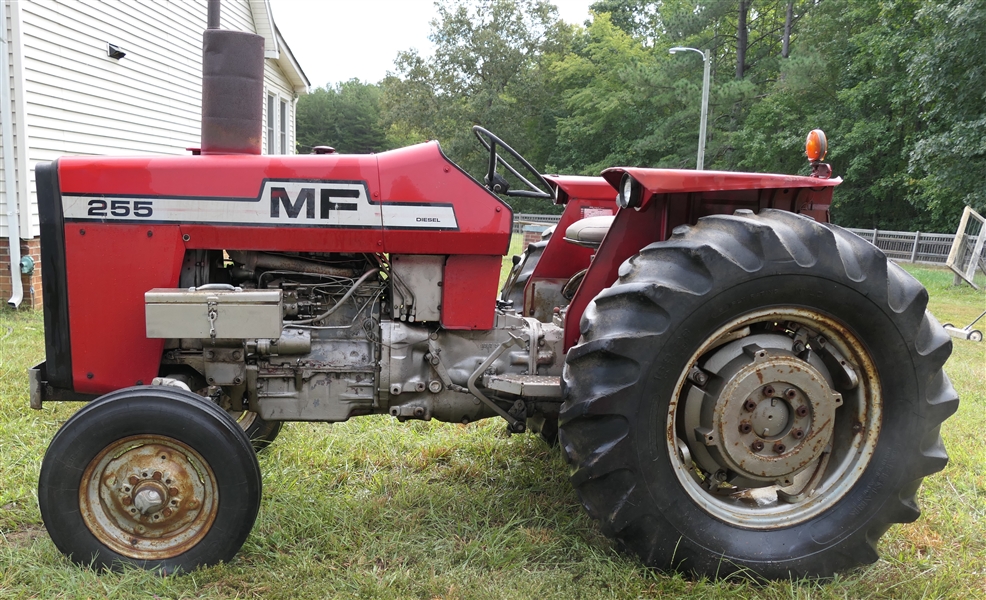 Massey Ferguson FF 255 Diesel Tractor - 1865 - 505MI - Runs Well