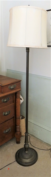 Heavy Floor Lamp - Measures 64" tall 