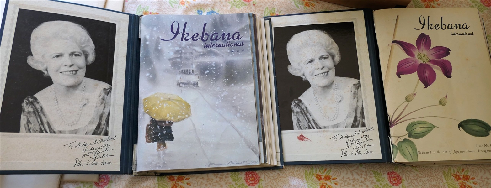 2 Folios of Ikebana International Magazine 