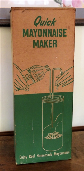 Wesson Oil Quick Mayonnaise Maker - In Original Box with Instructions