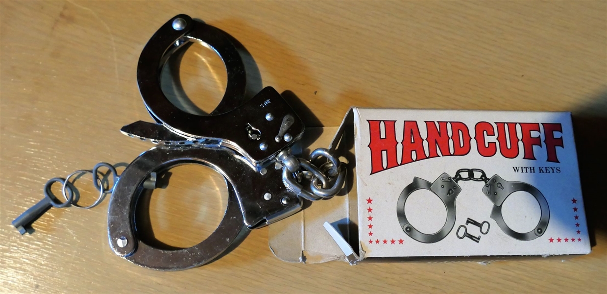 Handcuffs in Box with Keys