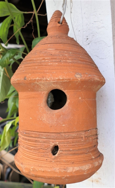 Clay Pottery Birdhouse