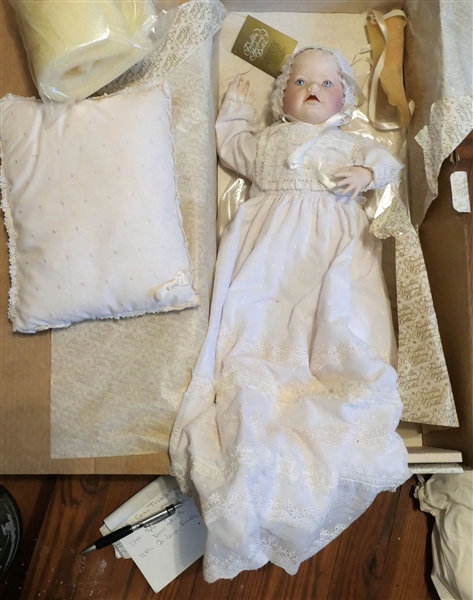 Franklin Heirloom Bisque Doll in Box