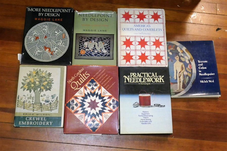 Lot of Books including Needlework, Quilts, Embroidery