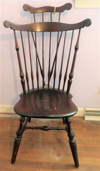 Nichols and Stone Winsor Chair - Measures 42" tall 