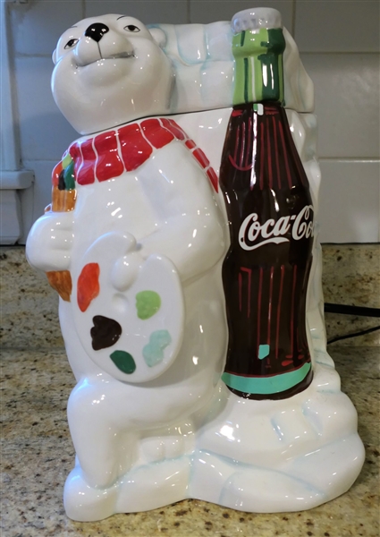 Coca Cola Polar Bear Cookie Jar by Gibson 