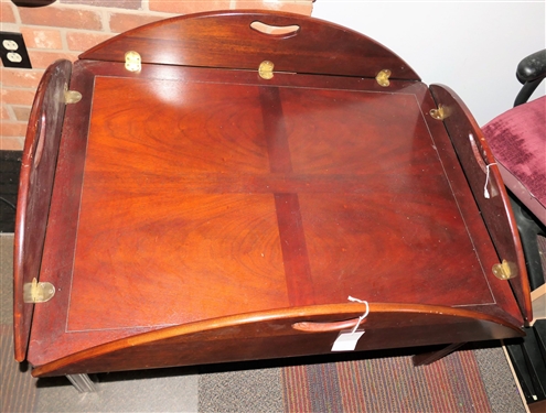 Baker Furniture Mahogany Butler Coffee Table - Very Large - Measures 18 Tall 30 1/2 by 39