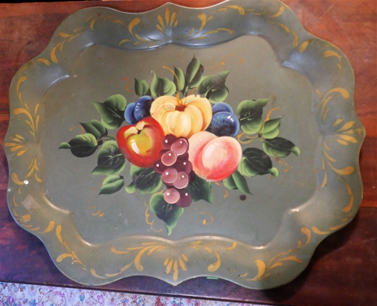 Towle Painted Tray -Measures 25" by 19"
