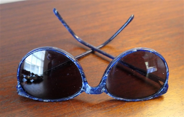 Revue Made in Italy Blue Framed Sun Glasses - Prescription Lenses 