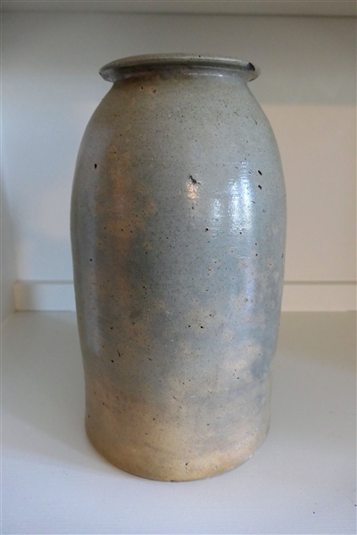 North Carolina Pottery Storage Jar - Attributed to the Craven Family - Measures 11" Tall 