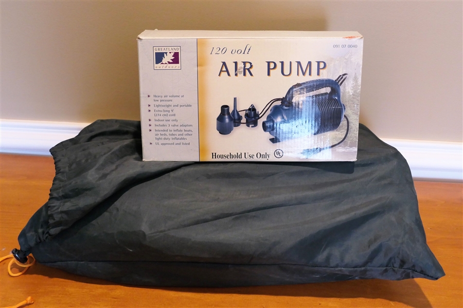 Air Mattress and Air Pump - Like New