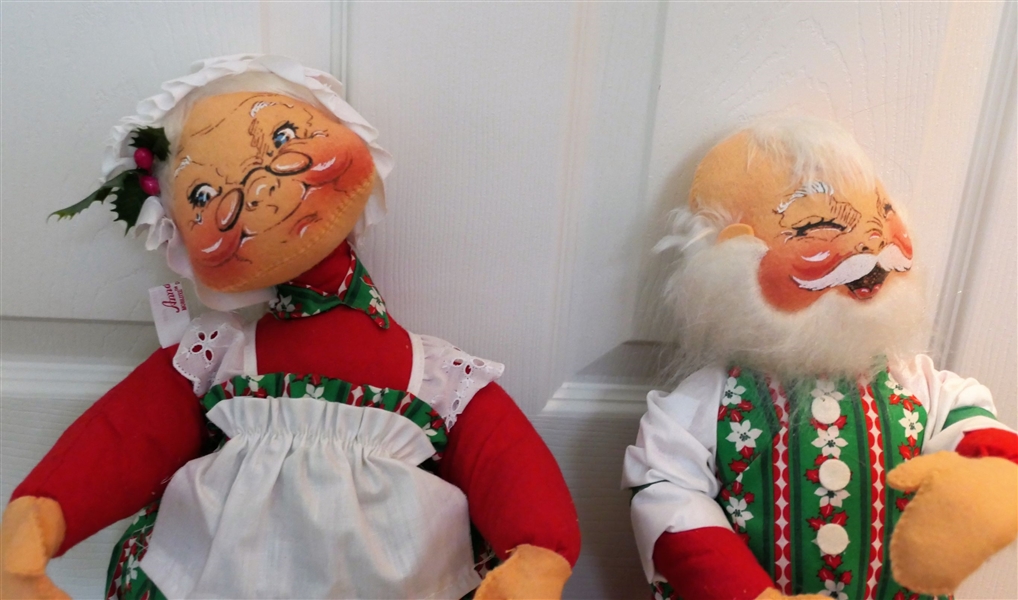 Annalee Mobility Dolls - Mr. and Mrs. Claus - Mr. Claus Measures 16" Tall
