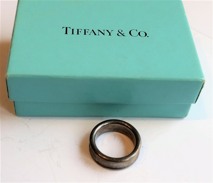 Sterling Silver Tiffany & Co. Ring - 1837 - Size 6 1/4