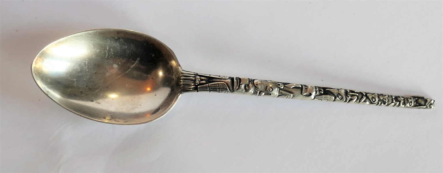 Mexico Sterling Silver Spoon - Measures 5 1/2" Long