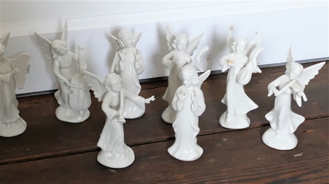 14 Dresden Angel Musician Figures - Few Have Finger Damage - Each Measures Approx. 5 1/1 