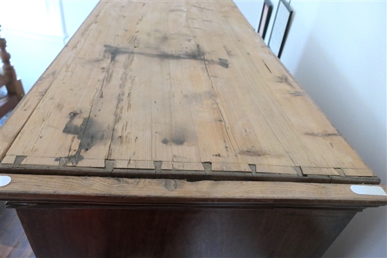 2 Over 3 Over 3 Chest on Chest - Finely Dovetailed Drawers - Pine Secondary Wood - Dovetailed Case - Inlaid Band on Top Molding  - Measures 69 1/2 tall 42 by 20 
