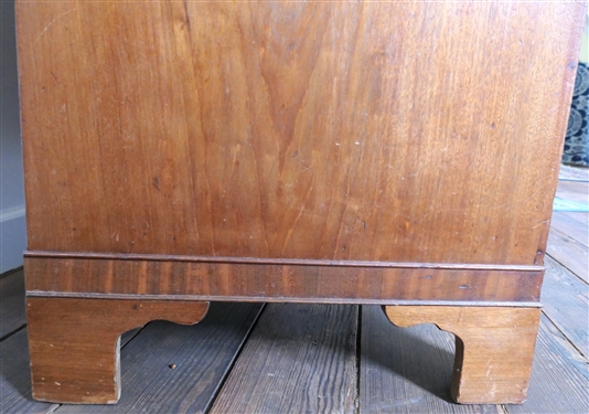 2 Over 3 Over 3 Chest on Chest - Finely Dovetailed Drawers - Pine Secondary Wood - Dovetailed Case - Inlaid Band on Top Molding  - Measures 69 1/2 tall 42 by 20 