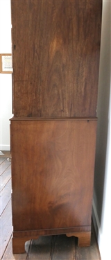 2 Over 3 Over 3 Chest on Chest - Finely Dovetailed Drawers - Pine Secondary Wood - Dovetailed Case - Inlaid Band on Top Molding  - Measures 69 1/2 tall 42 by 20 