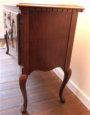Broyhill Queen Anne Style Server - Measures 35 Tall 58 by 18 
