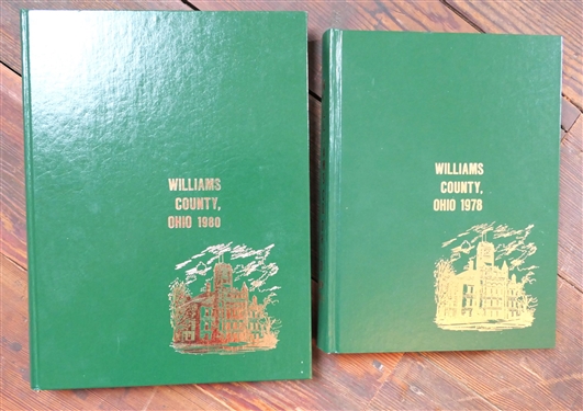 Williams County Ohio 1978 - Volumes I and II - Hardcover Books - First Printing by The Williams County Historical Society 