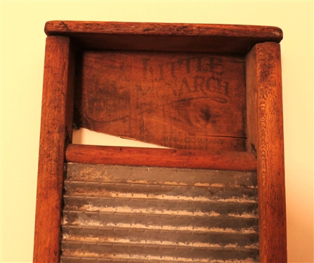 2 Washboards - Brass National Washboard and Little Monarch 