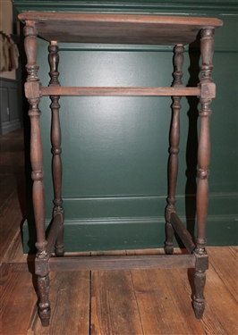 Small Pine Occasional Table - Measures 30 Tall 18 by 14