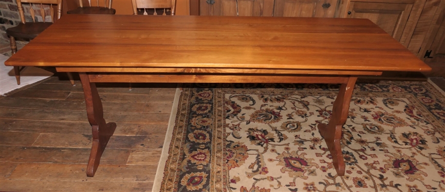 Nice Walnut Table - Measures 29 tall 27 by 71 