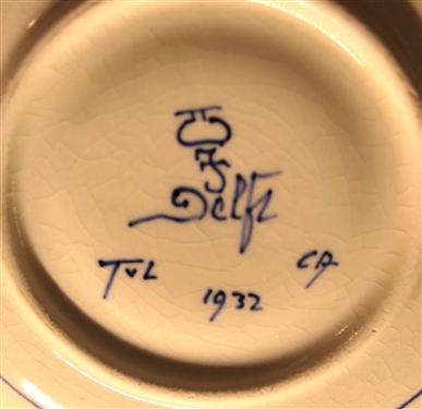 Modern Pantry Box Spice Set with 7 Small Boxes Inside- Measures 2 1/4 Tall 9 1/2 Across and Delf Cup and Saucer Set, and Adams Small Plate 