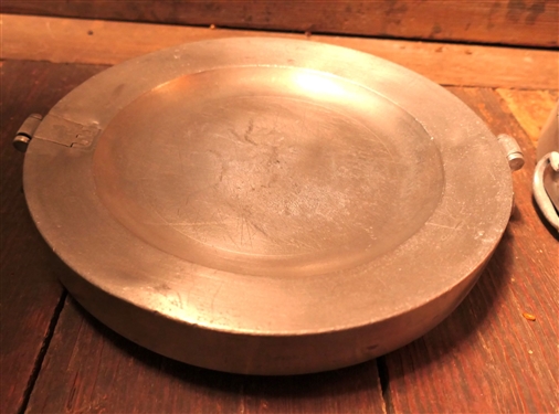 Henry Joseph Made in London Warming Plate and Swanson Warming Plate - Missing Door  - Measuring 9 1/2 Across